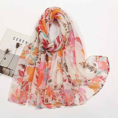 Pañuelo de Voile Estampado - Elegancia y Versatilidad - Image 16