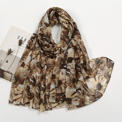 Pañuelo de Voile Estampado - Elegancia y Versatilidad - Image 20