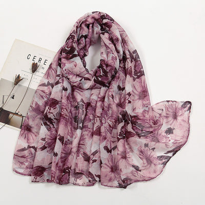 Pañuelo de Voile Estampado - Elegancia y Versatilidad - Image 21