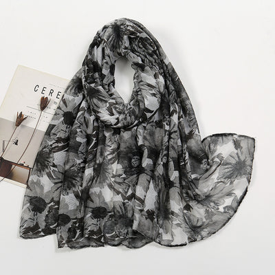 Pañuelo de Voile Estampado - Elegancia y Versatilidad - Image 22