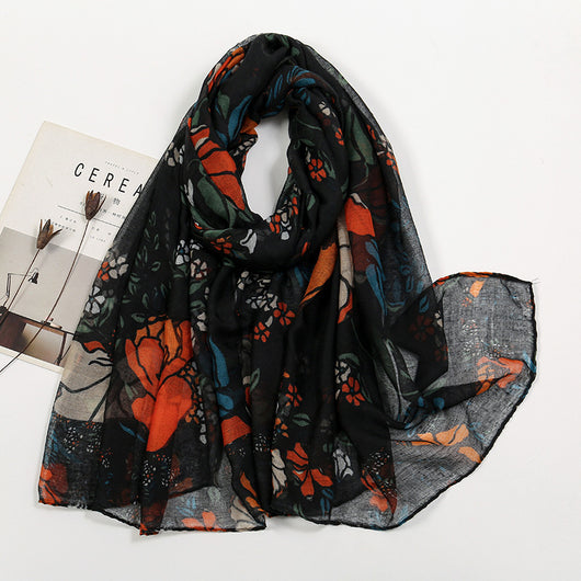 Pañuelo de Voile Estampado - Elegancia y Versatilidad - Image 25