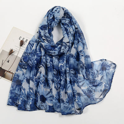 Pañuelo de Voile Estampado - Elegancia y Versatilidad - Image 26