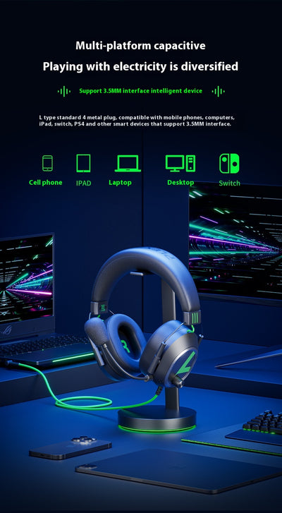 Auriculares Gaming G810 con Control por Cable - Sonido Inmersivo para Jugadores - Image 20