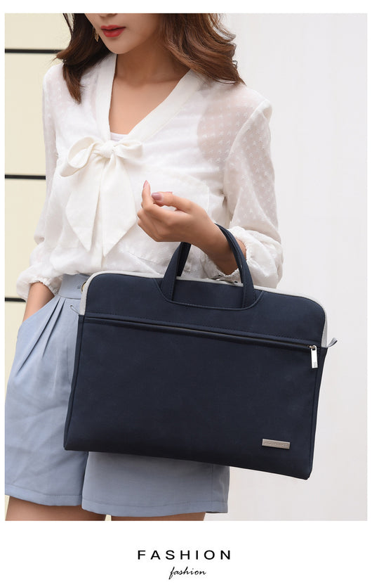 Maletín de Cuero PU para Laptop 13.3" a 15.6" - Bolsa Profesional Unisex con Correa - Image 22