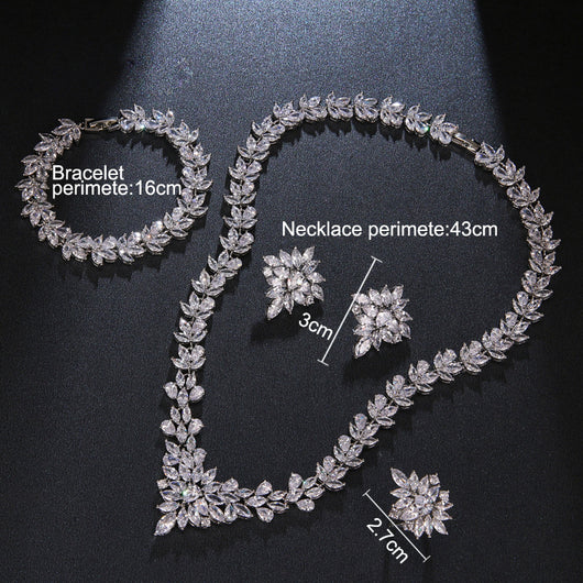 Conjunto de 4 Collares y Pulseras de Cobre con Circonitas Micropavé - Image 7