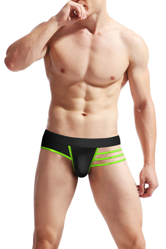 Bóxer Hombre Seda de Hielo Translúcido Tanga Cintura Baja - Image 17