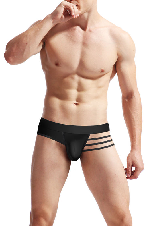 Bóxer Hombre Seda de Hielo Translúcido Tanga Cintura Baja - Image 21