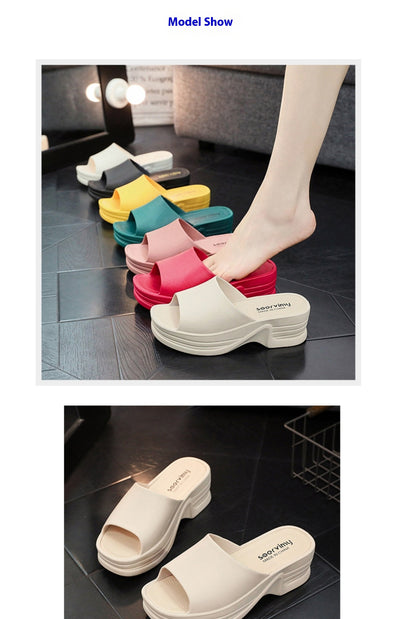 Sandalias Plataforma Impermeables para Mujer - Botas de Lluvia Antideslizantes - Image 35