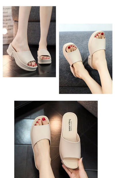 Sandalias Plataforma Impermeables para Mujer - Botas de Lluvia Antideslizantes - Image 37