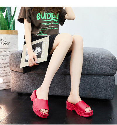 Sandalias Plataforma Impermeables para Mujer - Botas de Lluvia Antideslizantes - Image 43
