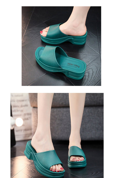 Sandalias Plataforma Impermeables para Mujer - Botas de Lluvia Antideslizantes - Image 44