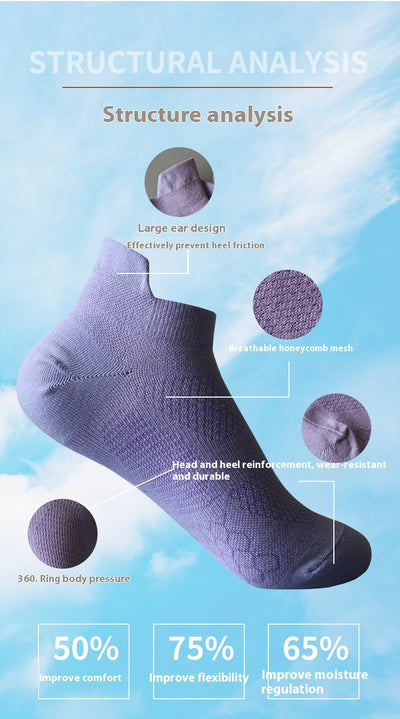 Calcetines de Compresión para Ciclismo con Refuerzo Anti-fricción - Image 22