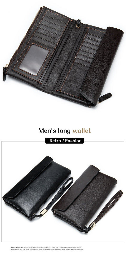 Billetera de Cuero Estilo Coreano Piel Vacuno Premium Mujer Mediana - Image 15