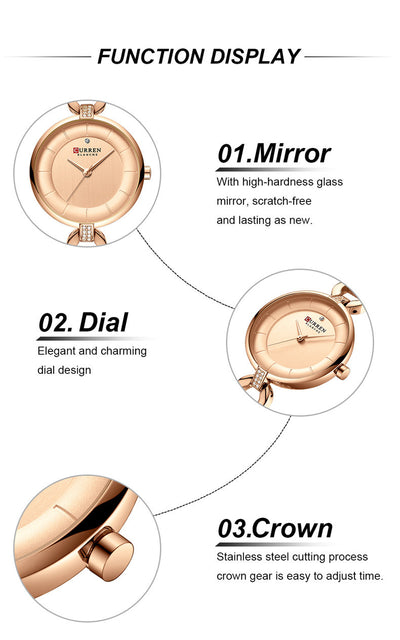 Reloj de Mujer con Cristales Brillantes Resistente al Agua - Image 28