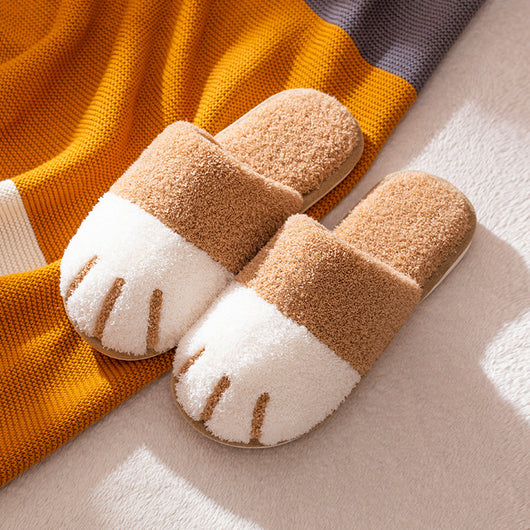 Pantuflas Cálidas de Pareja con Diseño Adorable de Patitas de Gato - Image 14
