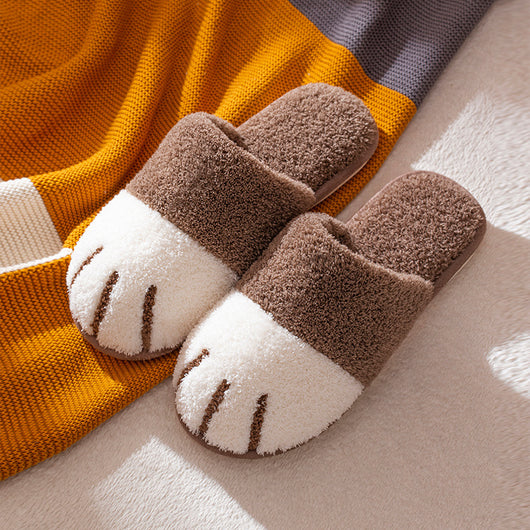 Pantuflas Cálidas de Pareja con Diseño Adorable de Patitas de Gato - Image 18