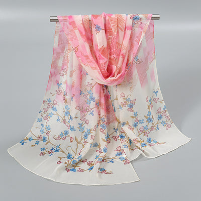 Pañuelo de Seda Chiffon Elegante para Mujer - Image 22