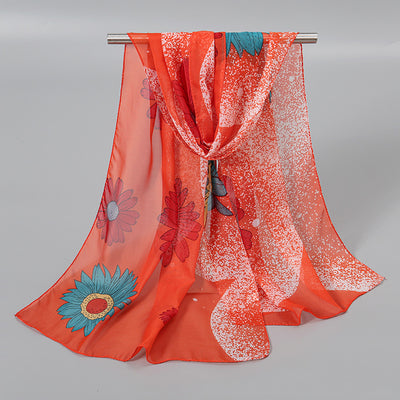Pañuelo de Seda Chiffon Elegante para Mujer - Image 23