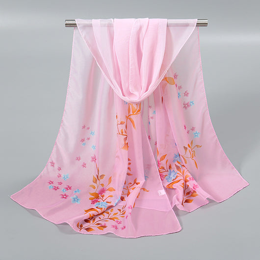 Pañuelo de Seda Chiffon Elegante para Mujer - Image 30