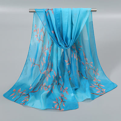 Pañuelo de Seda Chiffon Elegante para Mujer - Image 31