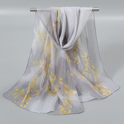 Pañuelo de Seda Chiffon Elegante para Mujer - Image 34