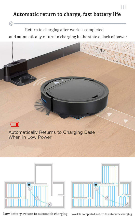 Aspiradora Robótica Inteligente con Recarga Automática y Control Remoto - Image 25