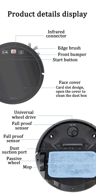 Aspiradora Robótica Inteligente con Recarga Automática y Control Remoto - Image 28