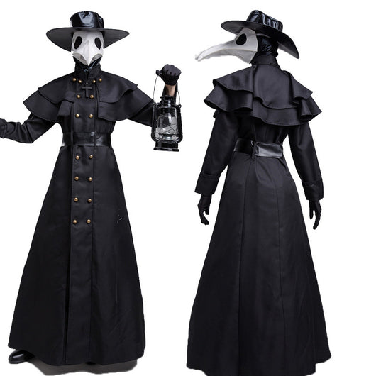 Disfraz de Doctor de la Peste Medieval - Traje Oscuro Cuervo para Halloween - Image 14