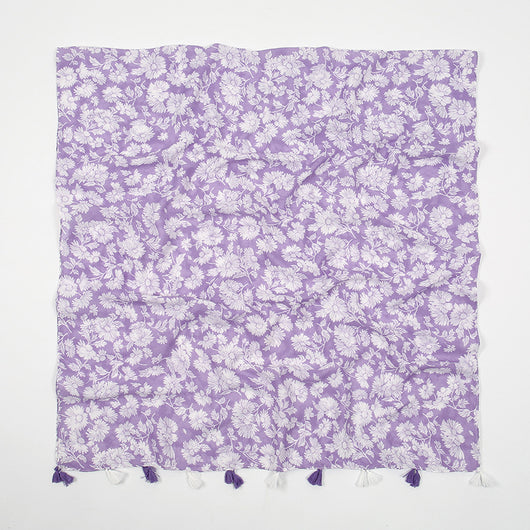 Pañoleta de Algodón Twill Flores Delicadas - Image 8