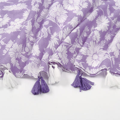 Pañoleta de Algodón Twill Flores Delicadas - Image 11
