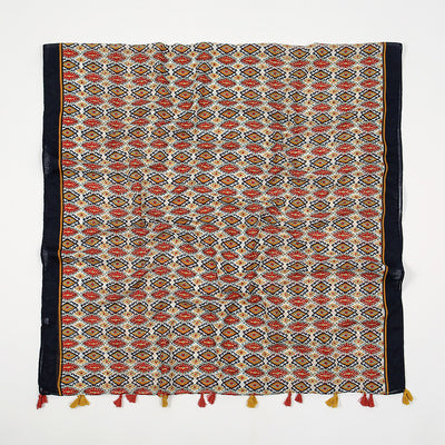 Pañuelo Estampado Protección Solar con Borlas - Image 10