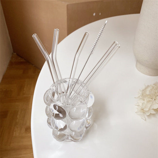 Pajitas de Vidrio Reutilizables para Té de Burbujas y Bebidas Frías - Image 28