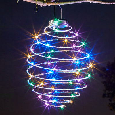 Lámpara Solar Espiral Piña LED para Jardín y Patio - Image 15