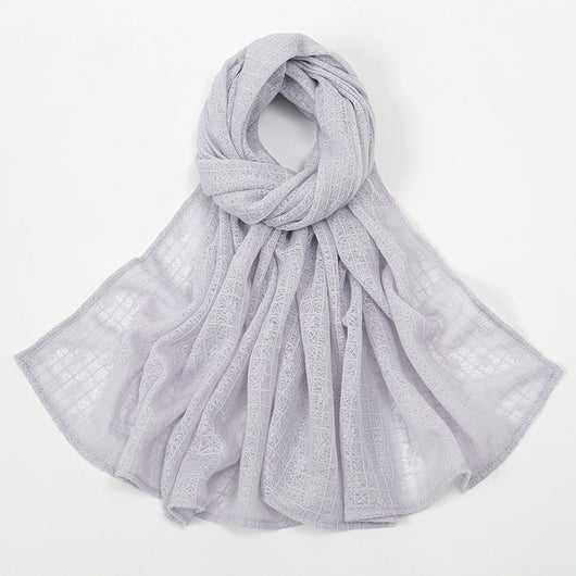 Bufanda Mujer Jacquard Cuadros Poliéster - Image 16