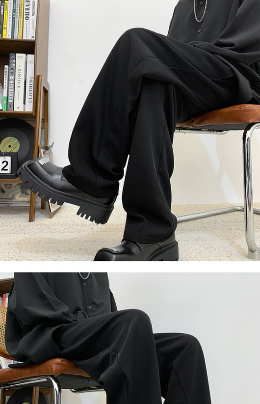 Pantalones de Vestir Holgados para Hombre - Image 12