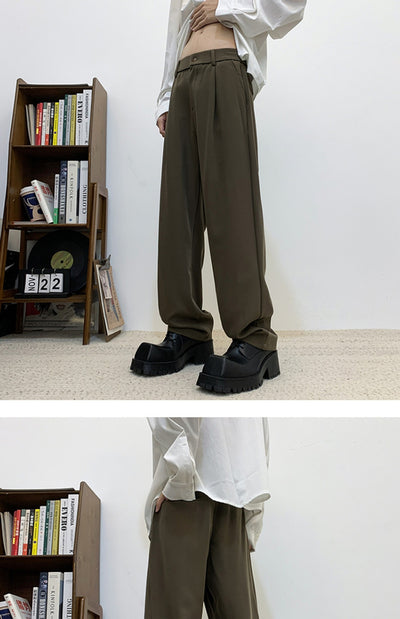 Pantalones de Vestir Holgados para Hombre - Image 20