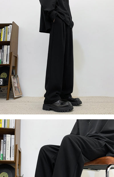 Pantalones de Vestir Holgados para Hombre - Image 21