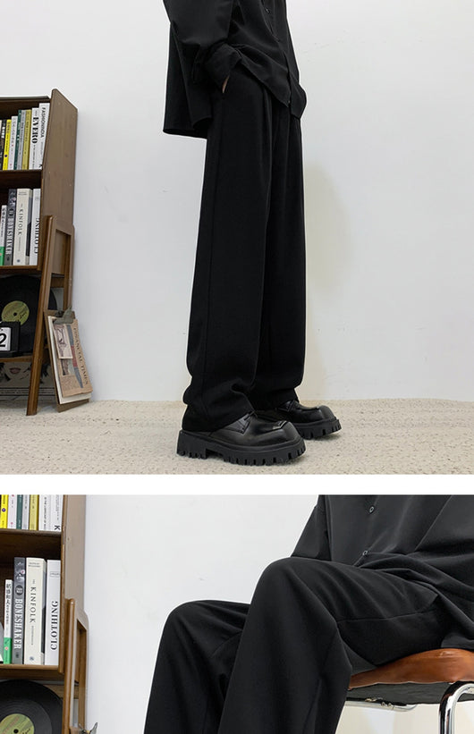 Pantalones de Vestir Holgados para Hombre - Image 21