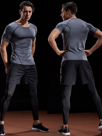 Camiseta Deportiva Hombre Manga Corta Secado Rápido - Image 13