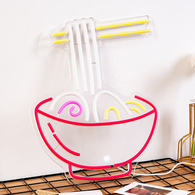 Lámpara Neón Fideos Lamian - Decoración Luminosa - Image 10