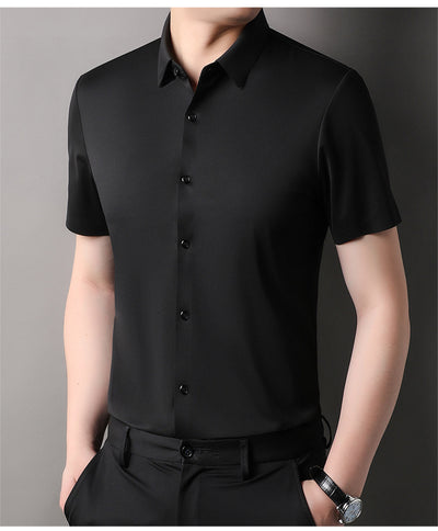 Camisa Tencel sin Planchado Anti-arrugas para Hombre - Image 8