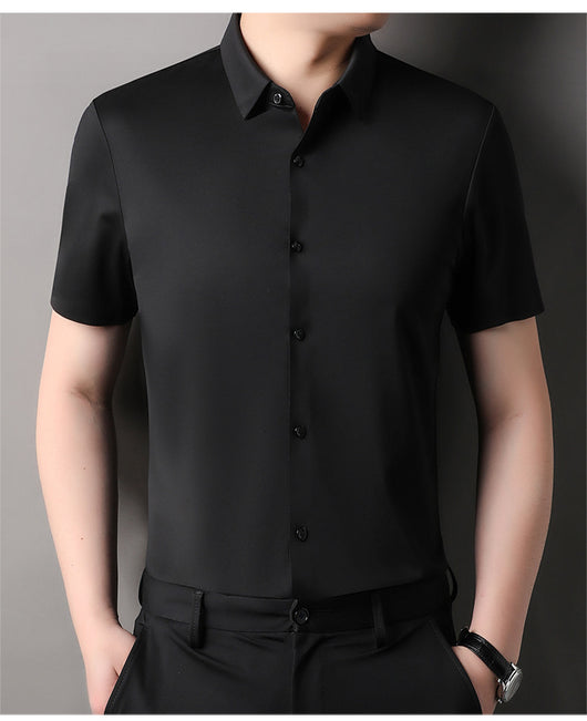 Camisa Tencel sin Planchado Anti-arrugas para Hombre - Image 11