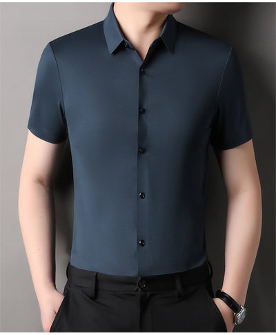 Camisa Tencel sin Planchado Anti-arrugas para Hombre - Image 14