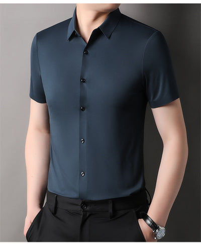 Camisa Tencel sin Planchado Anti-arrugas para Hombre - Image 17