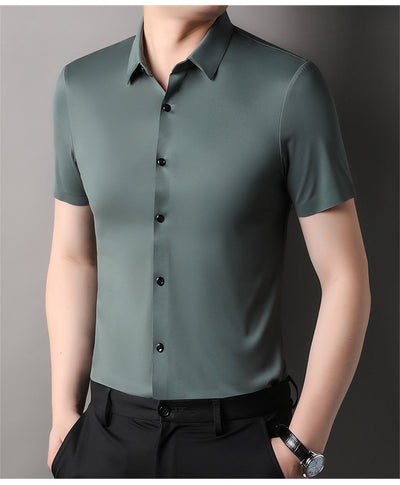 Camisa Tencel sin Planchado Anti-arrugas para Hombre - Image 18
