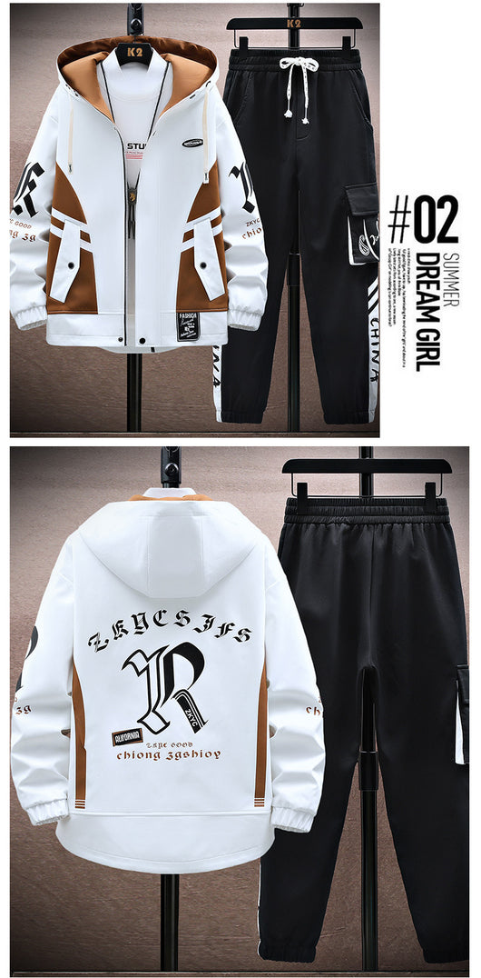 Conjunto de Pantalón y Chaqueta Otoñal para Hombre Estilo Casual - Image 10