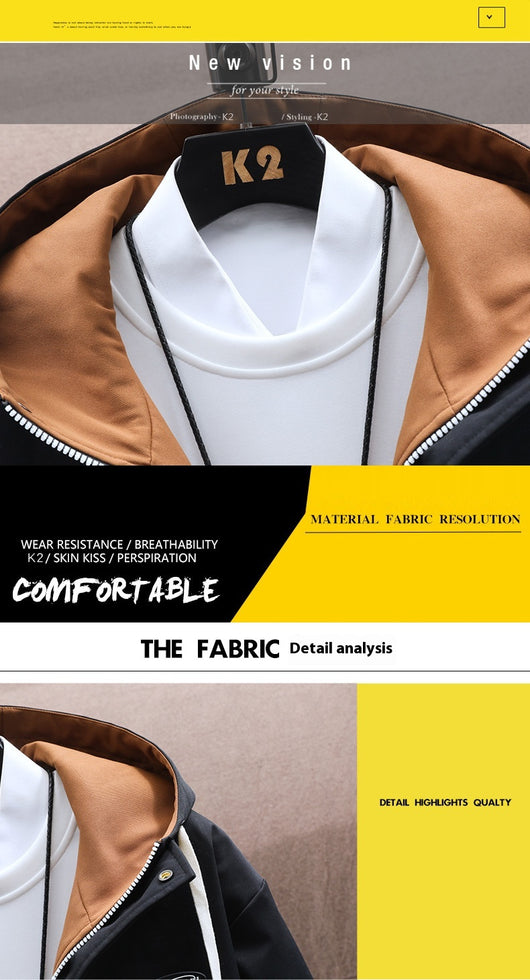 Conjunto de Pantalón y Chaqueta Otoñal para Hombre Estilo Casual - Image 15