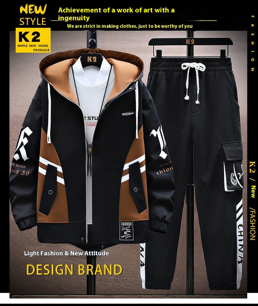 Conjunto de Pantalón y Chaqueta Otoñal para Hombre Estilo Casual - Image 16