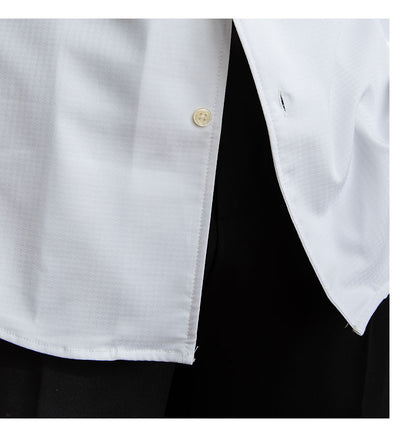 Camisa Casual Slim Fit a Cuadros Oscuros sin Planchado - Image 20