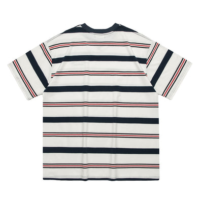 Camiseta Manga Corta con Rayas Contrastantes para Hombre - Image 10